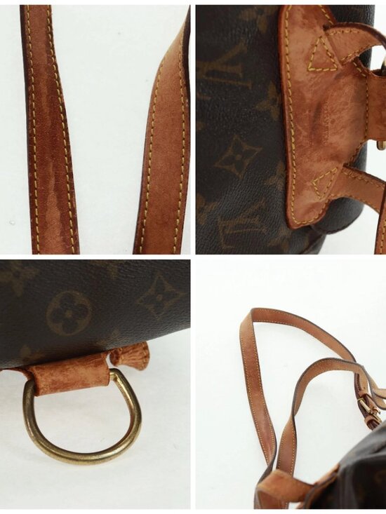 LOUIS VUITTON Monogram Montsouris MM Backpack M51136 LV Auth bs31782